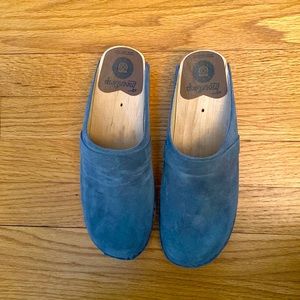 Troentorp clogs, size 38, blue-gray.